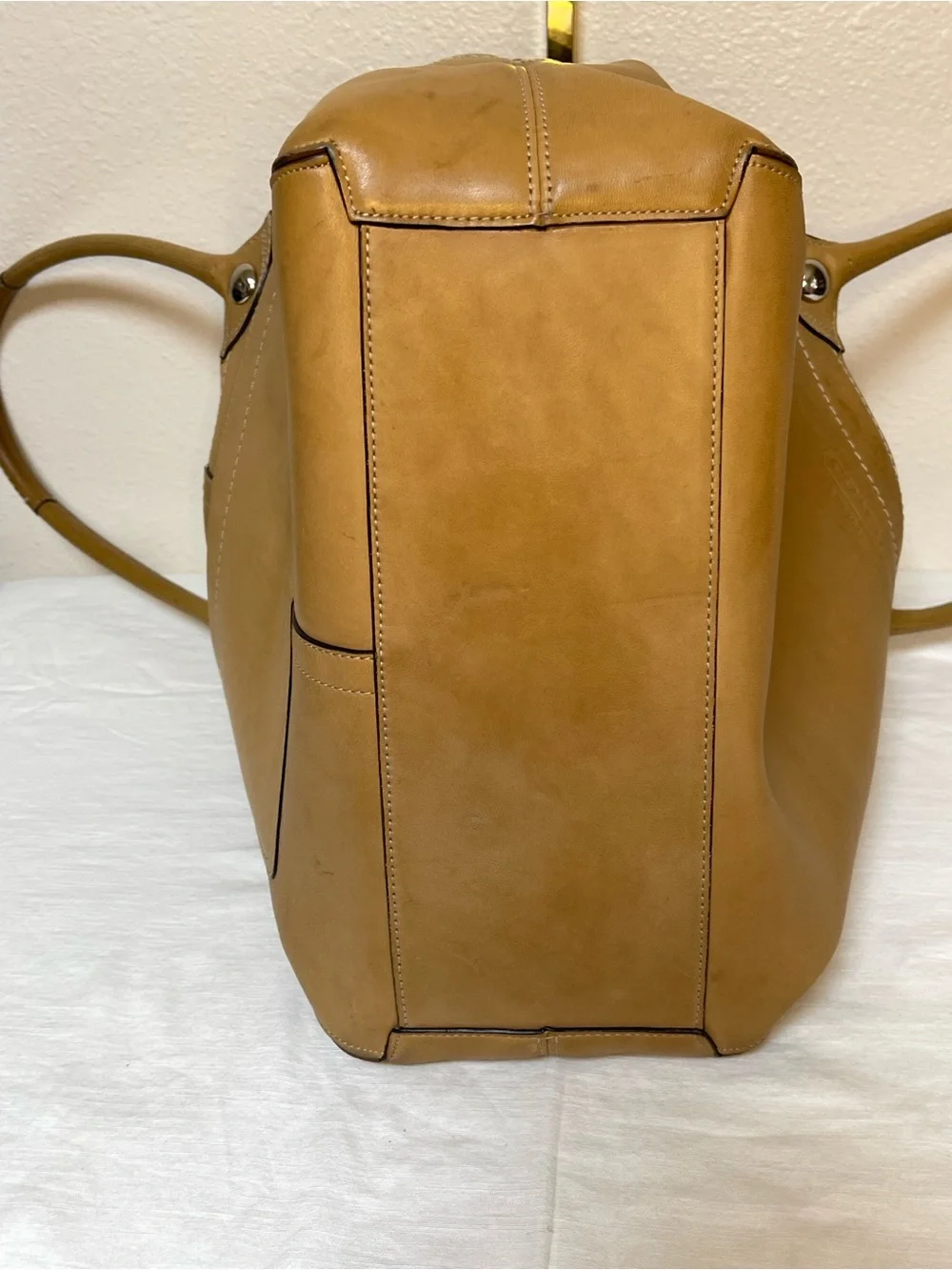 COACH Bleecker Legacy Tote in Tan - Picture 8 of 15